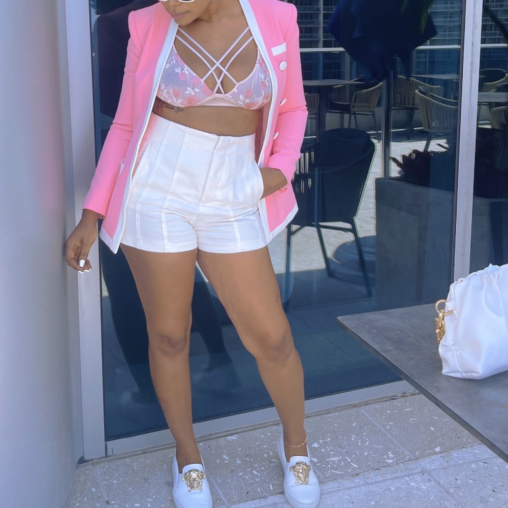 Pink blazer